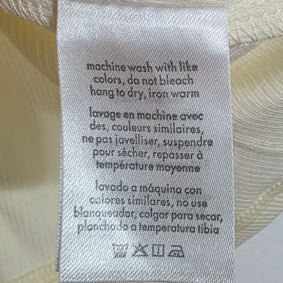 WeWoreWhat Strappy Halter Neck Tank Top In Ivory Crisscross Crop Square Neckline - Picture 7 of 8